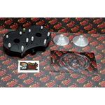 BLACK COOL HEAD aftermarket billet aluminum 1987-2006 Banshee + 21cc DOMES 4