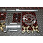 New Vito's 2" Banshee Rear Setup Axle Carrier Rotor Hubs Sprocket 38 Tooth