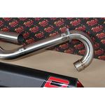 DMC Force-4 Twin Megaphone Comp dual Exhaust YAMAHA RAPTOR 700 2006-20144