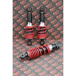 NEW SHOCKS Front + Rear Suzuki LT50 LT80 Quadrunner Quadsport 1983-2005 RED 2