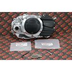 NEW POLISHED Banshee clutch engine cover OEM FACTORY + OEM inserts + bolt kit4