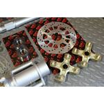 New Vito's Banshee Rear Setup Axle Carrier Rotor Hubs Sprocket 43 Tooth