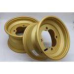 2 x 10" front aluminum wheels rims 4x144 HONDA 450r 400EX 300EX 250EX GOLD 2