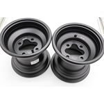 2 x 9" rear aluminum wheels rims 4x144 HONDA 450r 400EX 300EX TRX250r BLACK 2