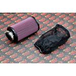 1 x Blaster Banshee K+N style air filter pod 1.75" OEM 26mm Mikuni + OUTERWEAR 2