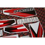 Vito's vinyl decal graphics kit 14MIL sticker Yamaha Banshee RED BLACK 20004