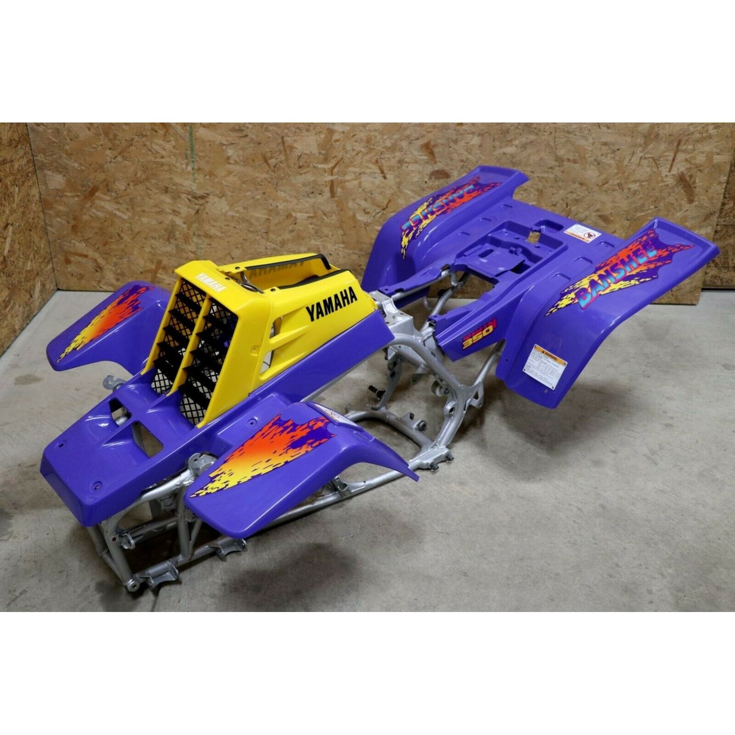 1994 Banshee purple and yellow fenders - excellent