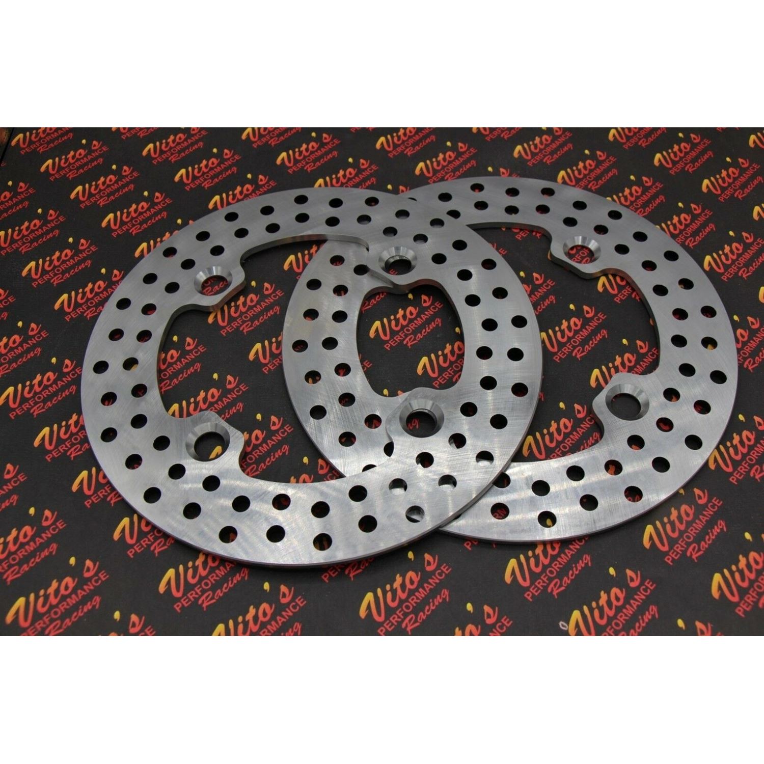 2 x Vito's front wheel disc brake rotors Polar