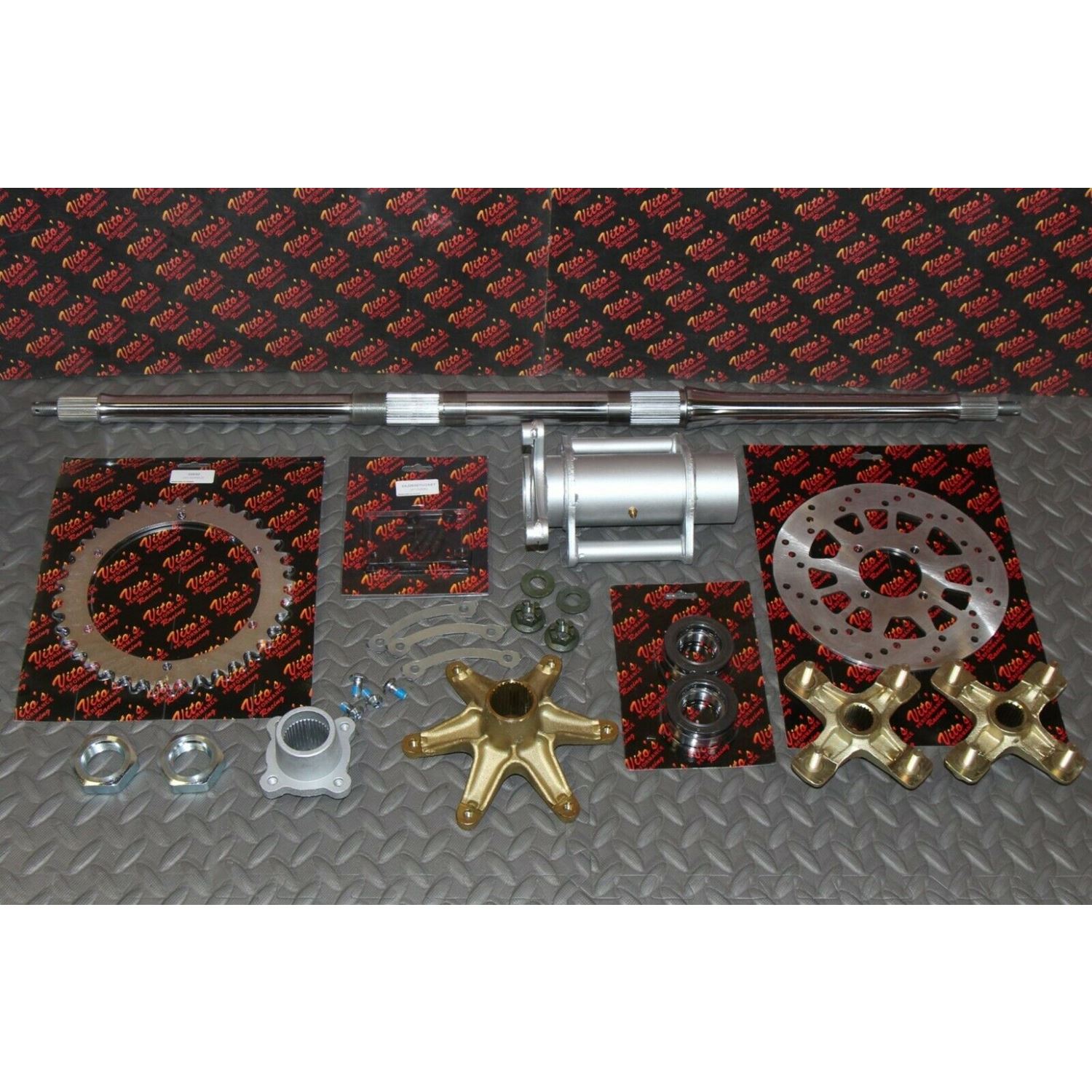 New +2" Banshee Rear Setup Axle Carrier Rotor