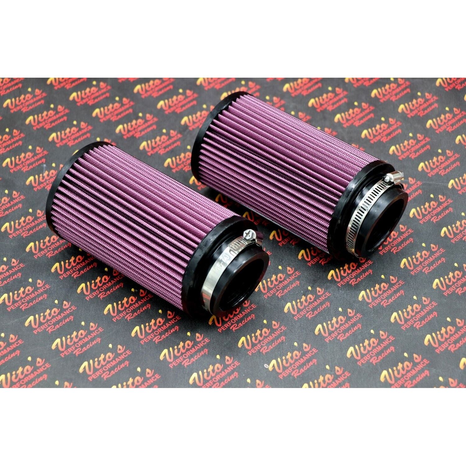 2 x NEW K+N style air filter Keihin PWK PJ 28 28mm