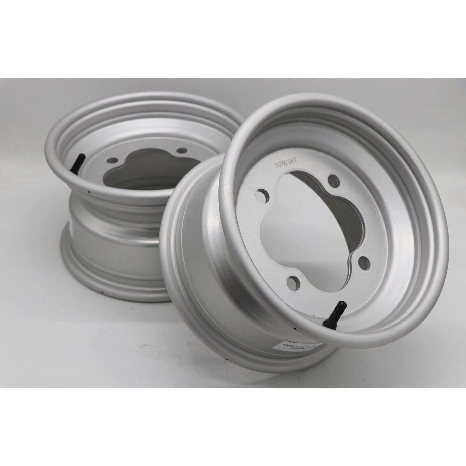 2 x 10" front aluminum wheels rims 4x144 HOND