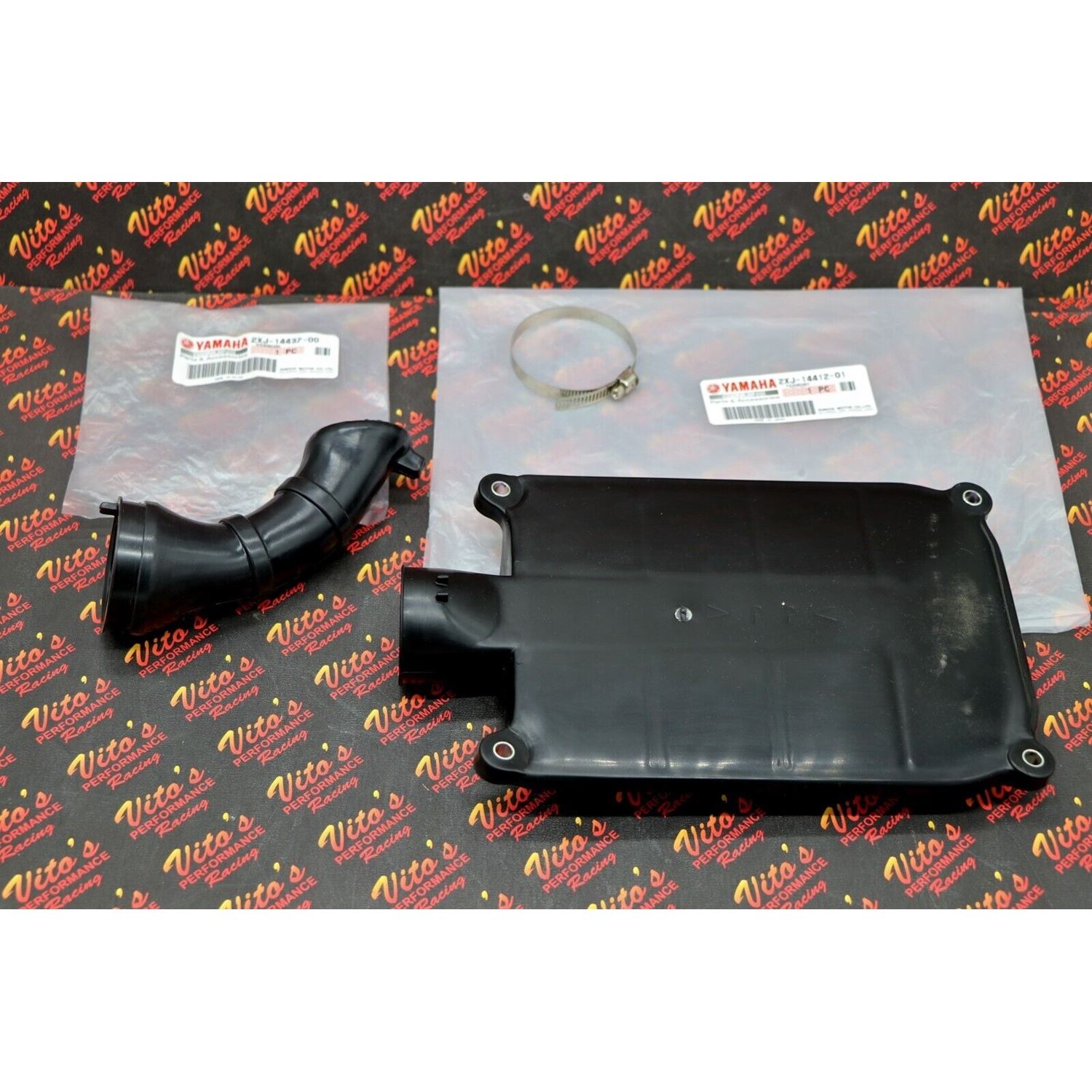 NEW OEM factory airbox air box lid + snorkel + cla