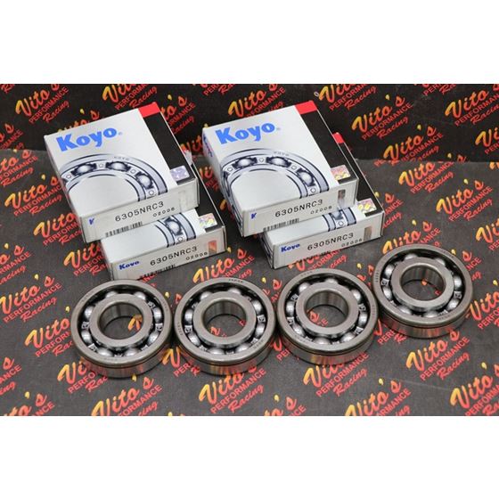 4 x Genuine KOYO 8 ball bearing main crankshaft crank for Yamaha Banshee - NEW 2