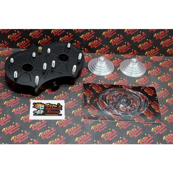 BLACK COOL HEAD aftermarket billet aluminum 1987-2006 Banshee + 21cc DOMES 4