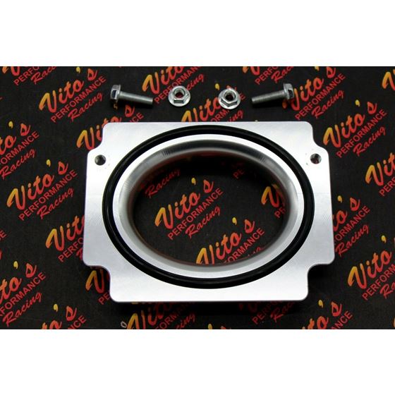 Vito's PRO FLOW billet airbox adapter plate for KN air filter Yamaha Banshee