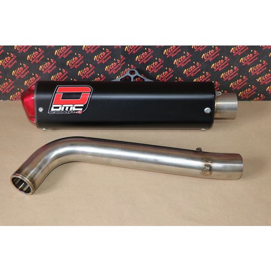 DMC Competition Slip-On Exhaust Black Comp Yamaha Raptor 700 2006-20224