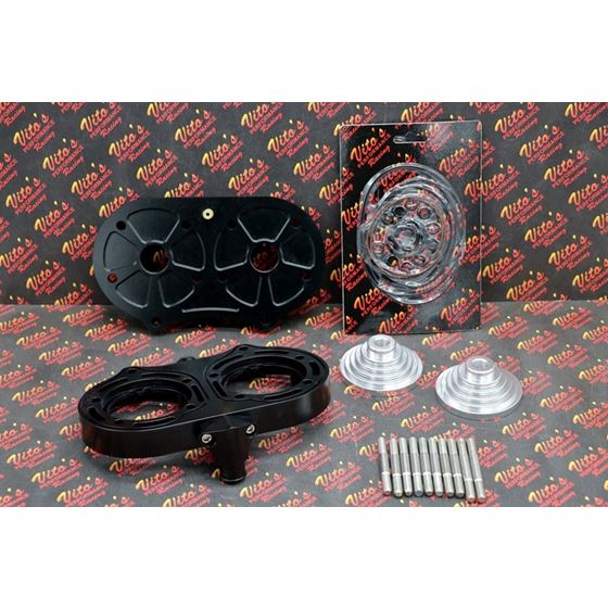 BLACK COOL HEAD aftermarket billet aluminum 1987-2006 Banshee + 18cc DOMES 2