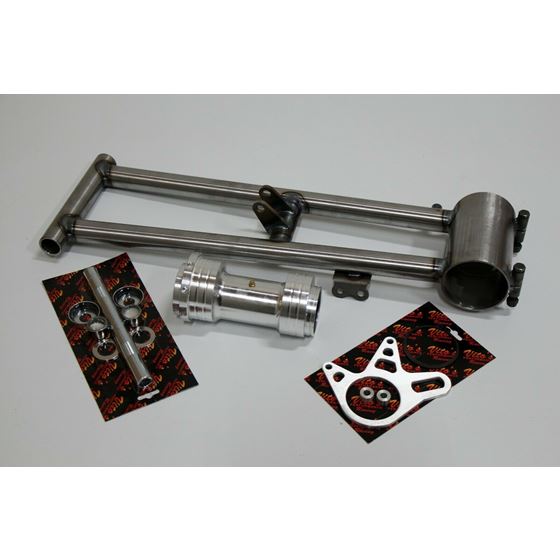 TYSON Banshee swingarm round extended chromoly rear carrier + front bearings +0"