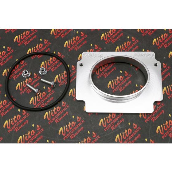 Vito's PRO FLOW billet airbox adapter plate UNI DESIGN air filter Yamaha Banshee2