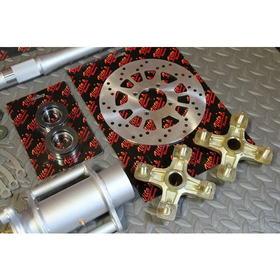 New Vito's 2" Banshee Rear Setup Axle Carrier Rotor Hubs Sprocket 41 Tooth