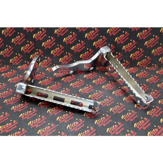 Vito&#39;s Performance 2 X Chrome Footpegs Foot Pegs Left + Right 1987-2006 Yamaha B