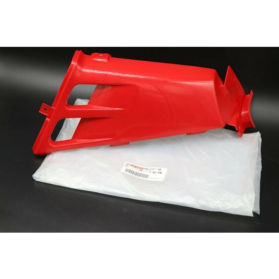 NEW OEM FACTORY gas tank side cover plastic wrap 1987-2006 RED LEFT discontinued
