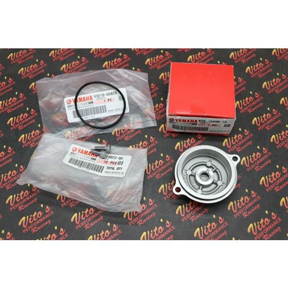 NEW starter gear cover cap kit with o-ring seal + bolt Yamaha YFZ450 2004-2009 2