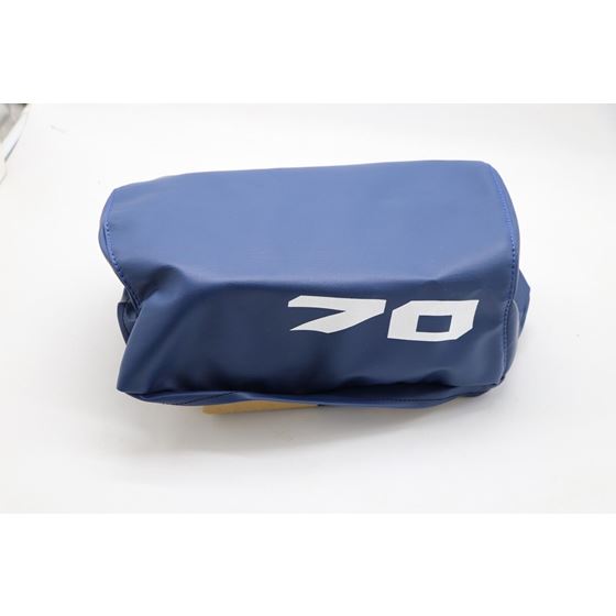 NEW Honda ATC70 seat cover only - fits 1978-1985 ATC 70 BLUE SMOOTH #70 letters69