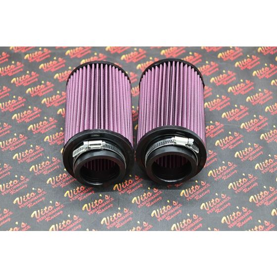 2 x NEW K+N style air filter Keihin PWK PJ 28 28mm carb pod  Banshee Blaster 2" 2